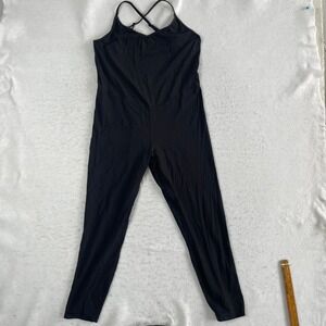 Lululemon Align Bodysuit Womens 6 Black Cross Back Yoga One Piece Jumpsuit